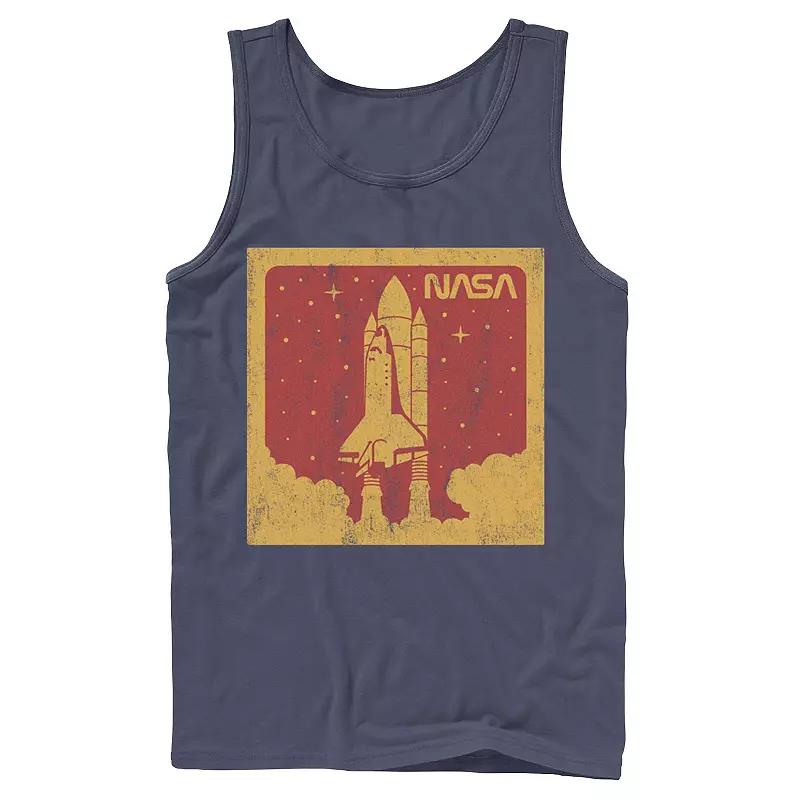 Men's NASA Up In Smoke Graphic Tank Top, Size: Small, Blue Product Image