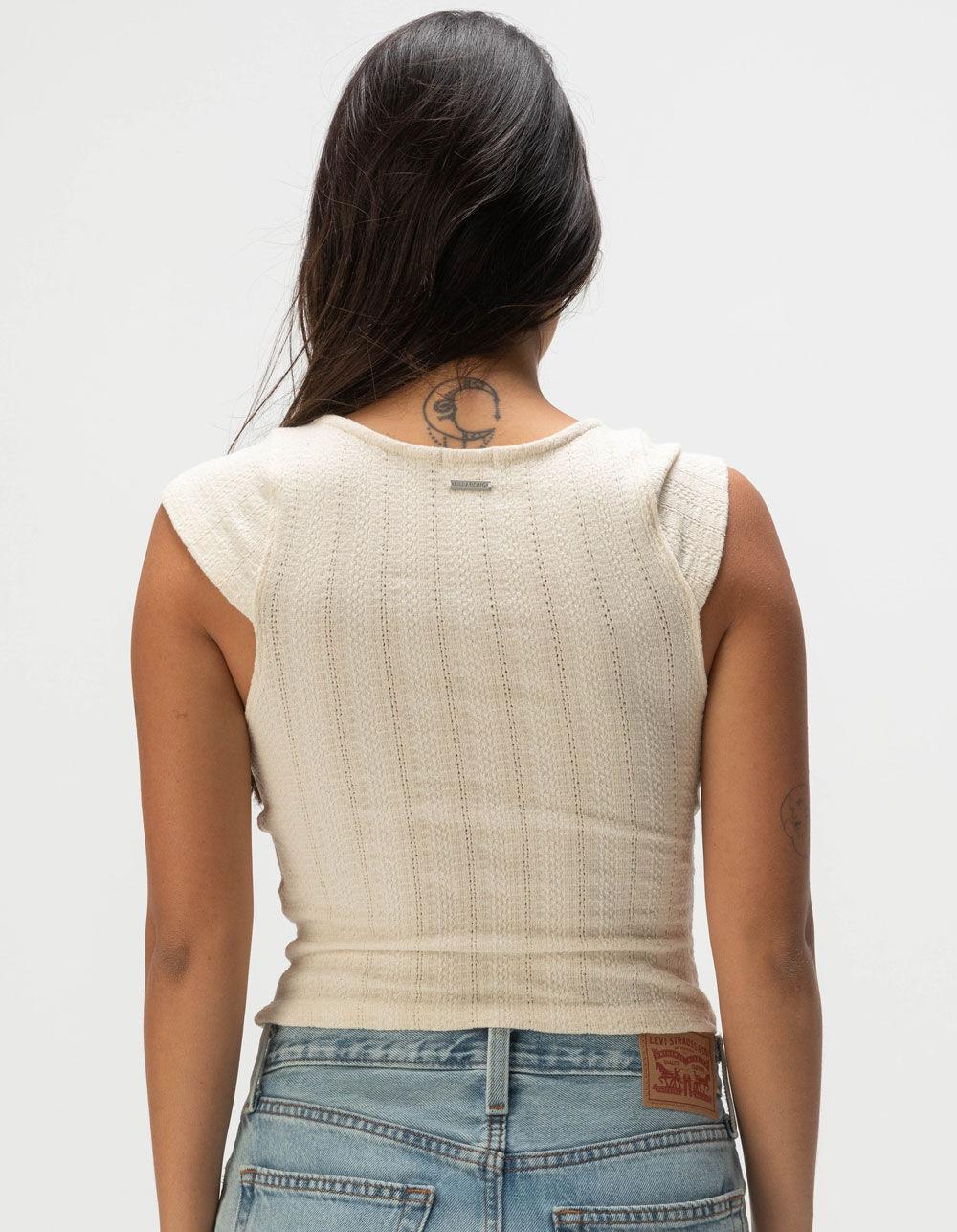BILLABONG Ivy Womens Top - OFF WHITE Product Image