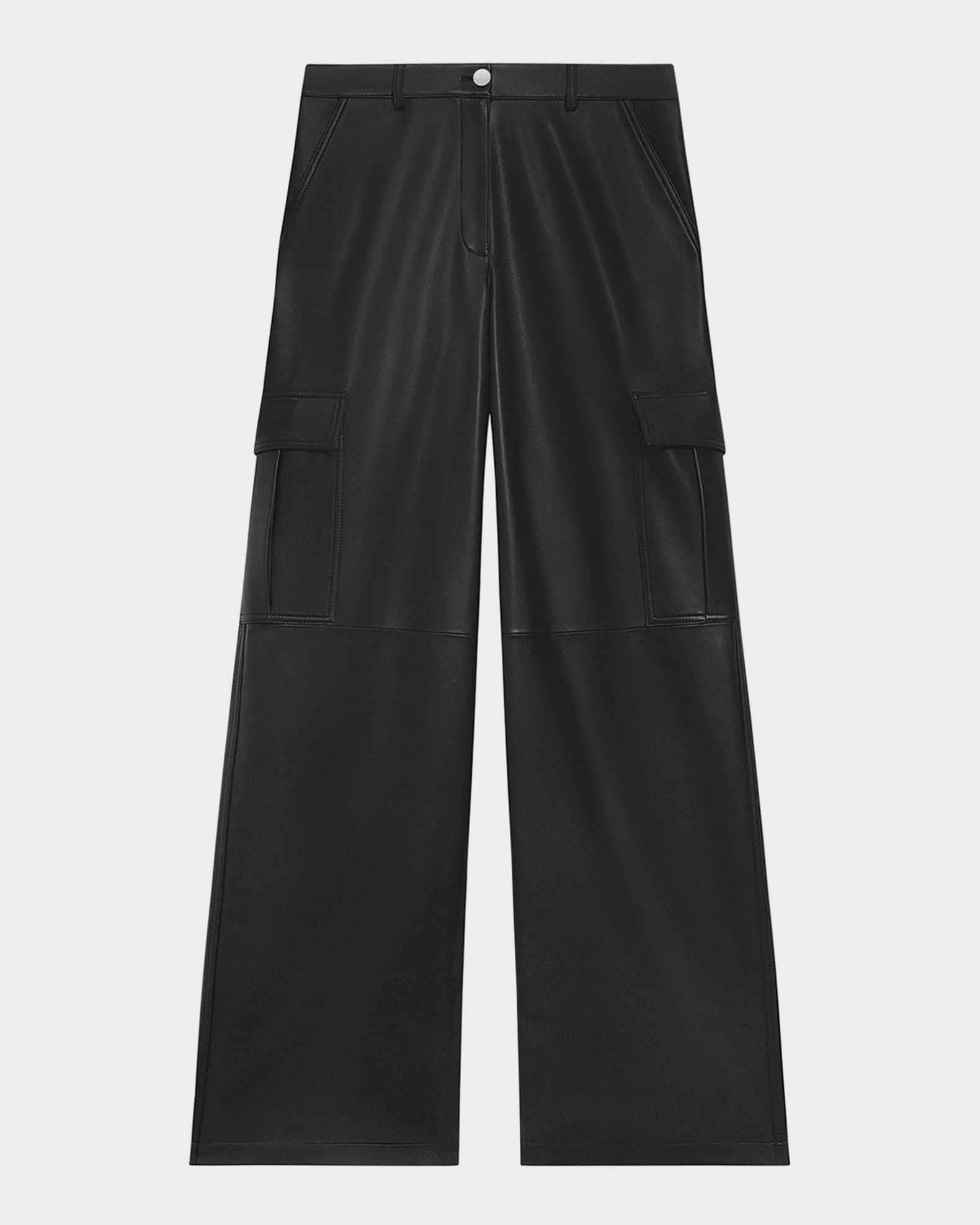 Relaxed Nappa Leather Cargo Pants Product Image