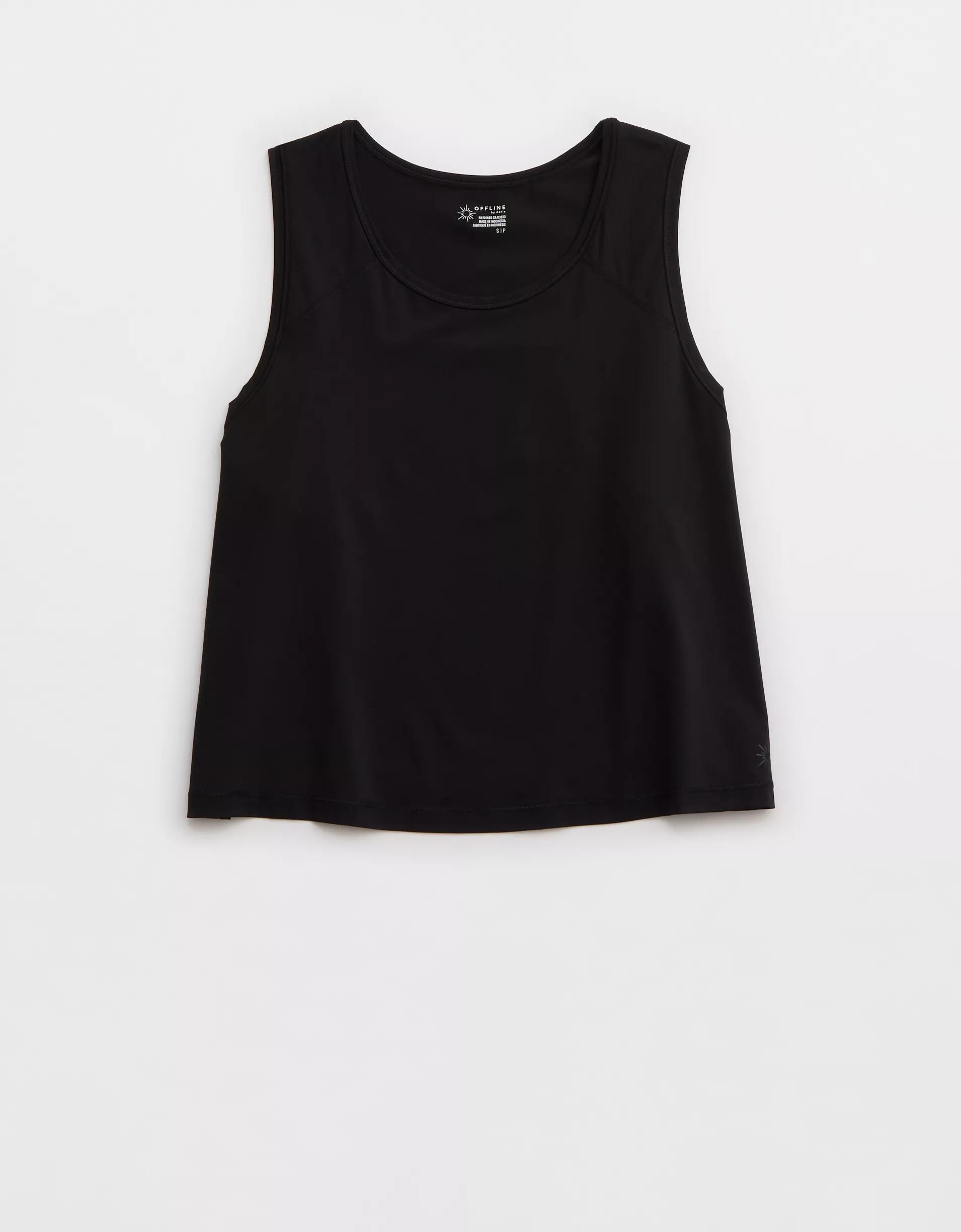 OFFLINE By Aerie Sweat Sesh Cropped Tank Top Product Image