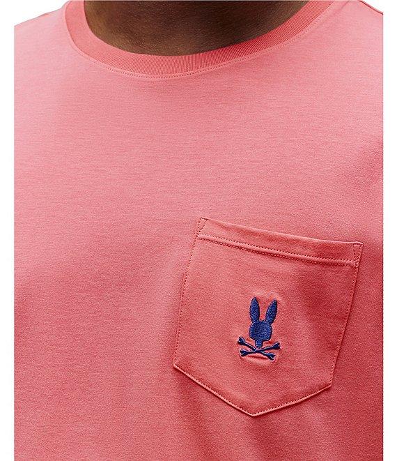 Psycho Bunny Short Sleeve Jersey Pocket Embroidered Bunny Lounge T-Shirt Product Image