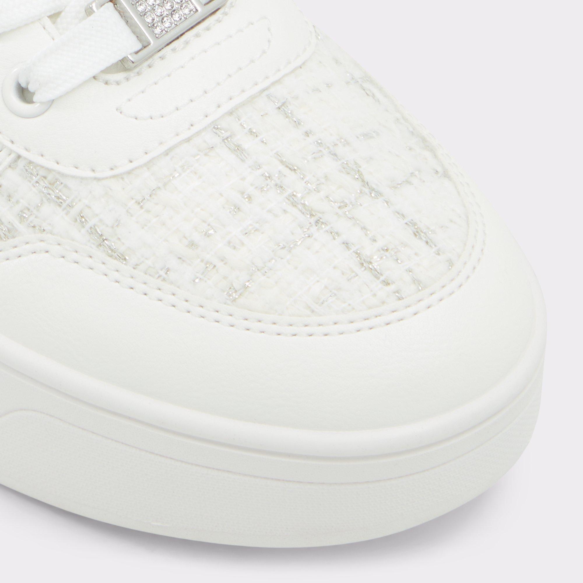 Marisette White/Black Women's Low top sneakers | ALDO US Product Image