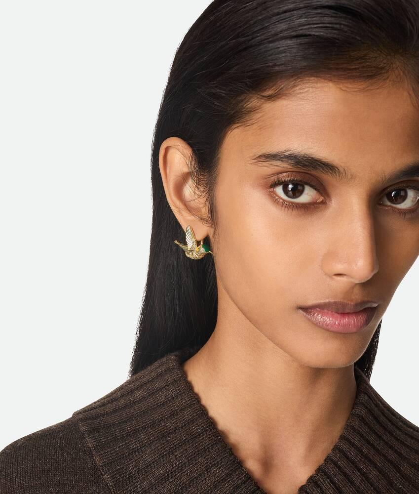 Women's Colibri Earrings in White/navy Product Image