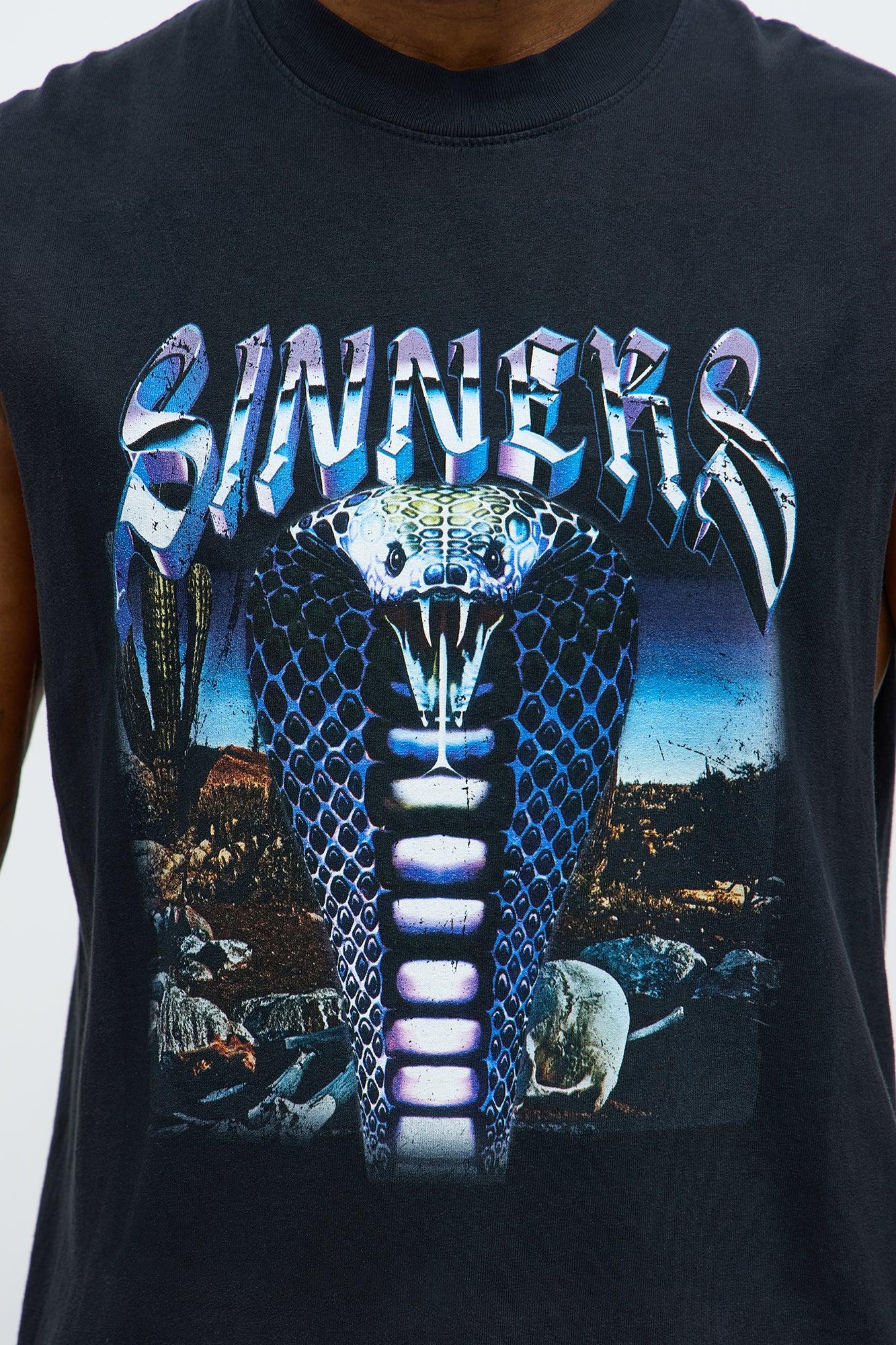 Cobra Sinners Muscle Tee - Black Male Product Image