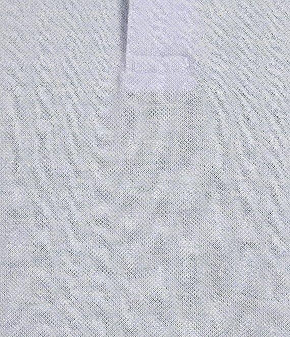 Daniel Cremieux Signature Label Jersey Solid Textured Jacquard Short Sleeve Polo Shirt Product Image