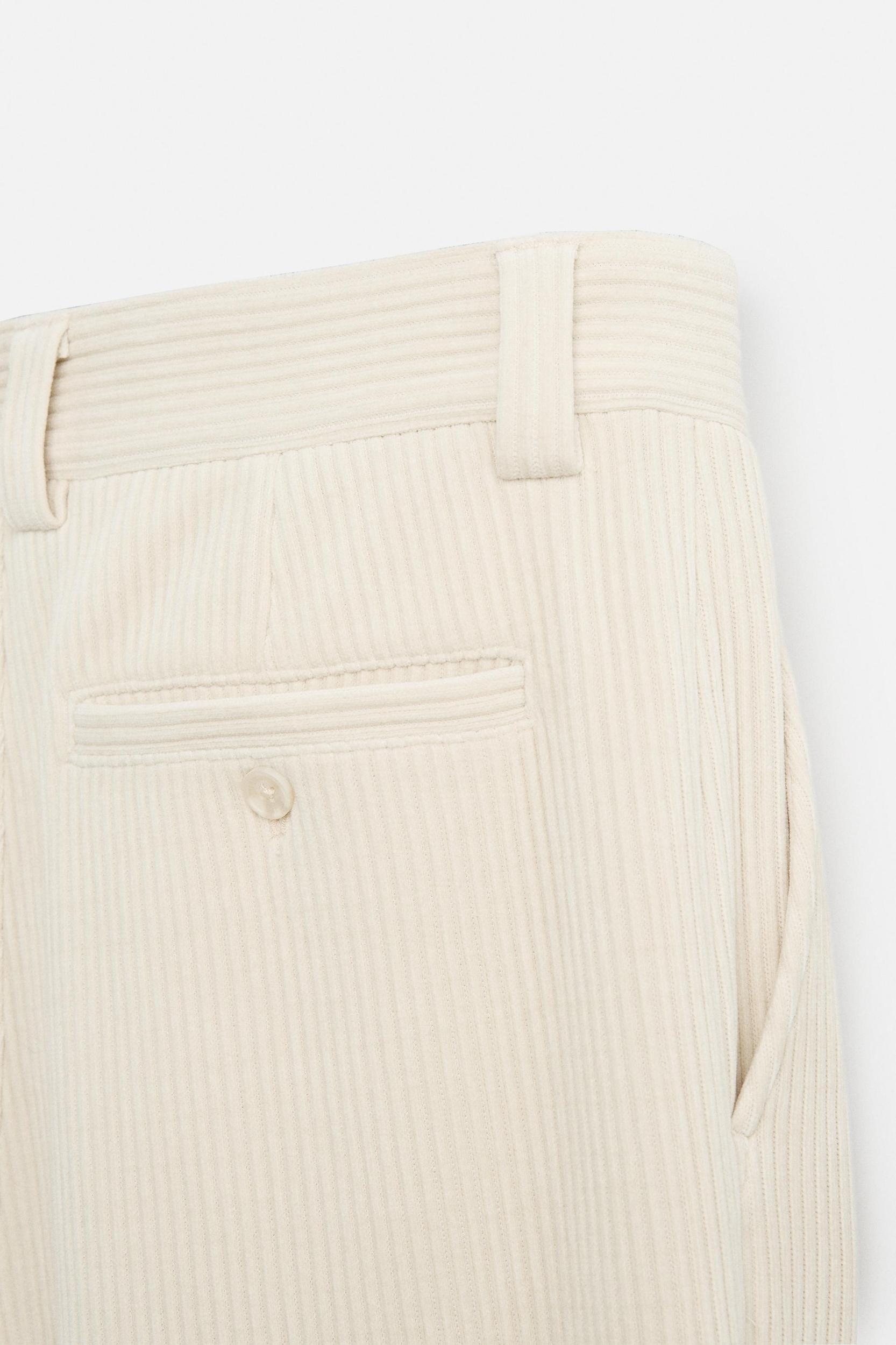 WIDE FIT CORDUROY PANTS Product Image