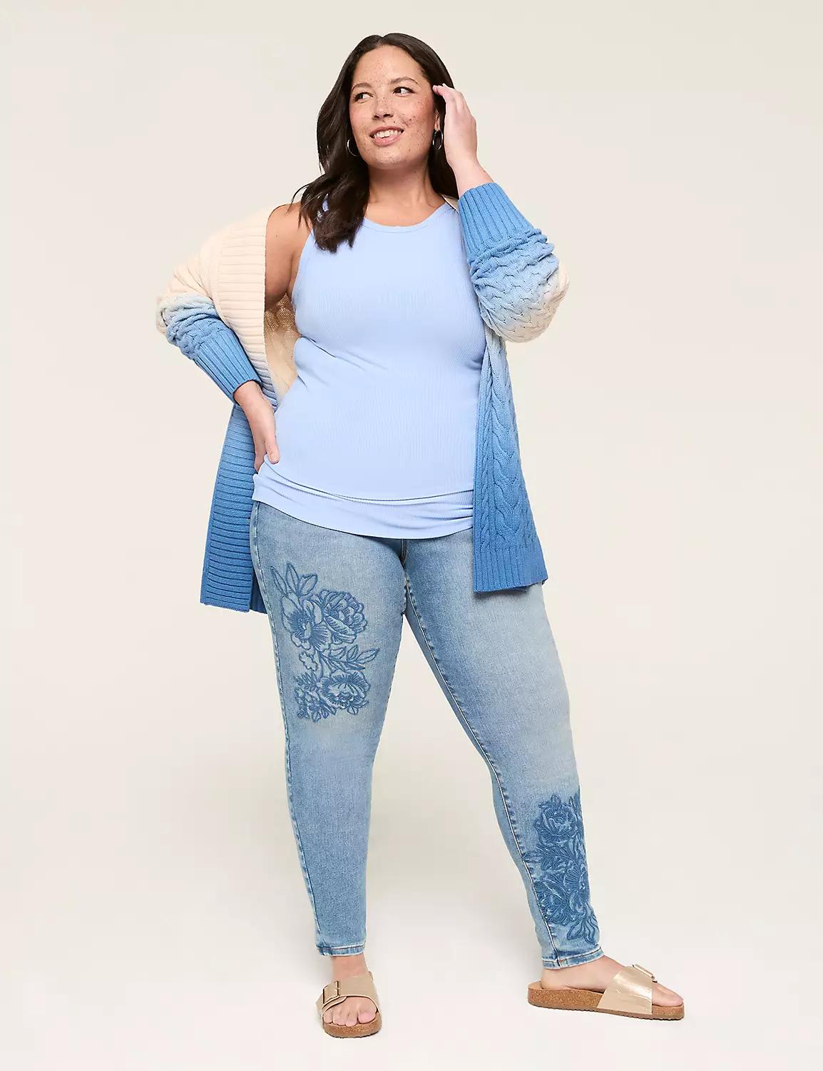 High-Neck Rib Tank Product Image