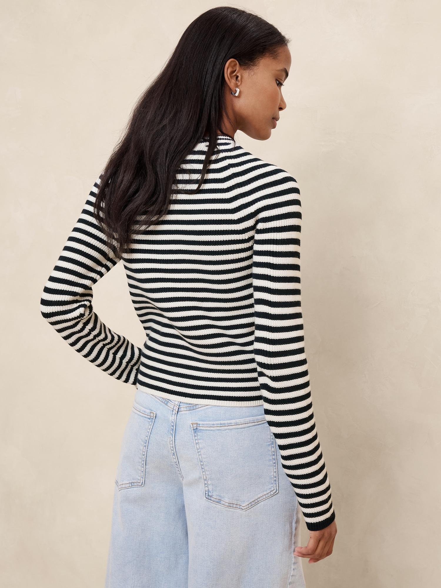 Ribbed Crew-Neck Pullover Sweater Product Image