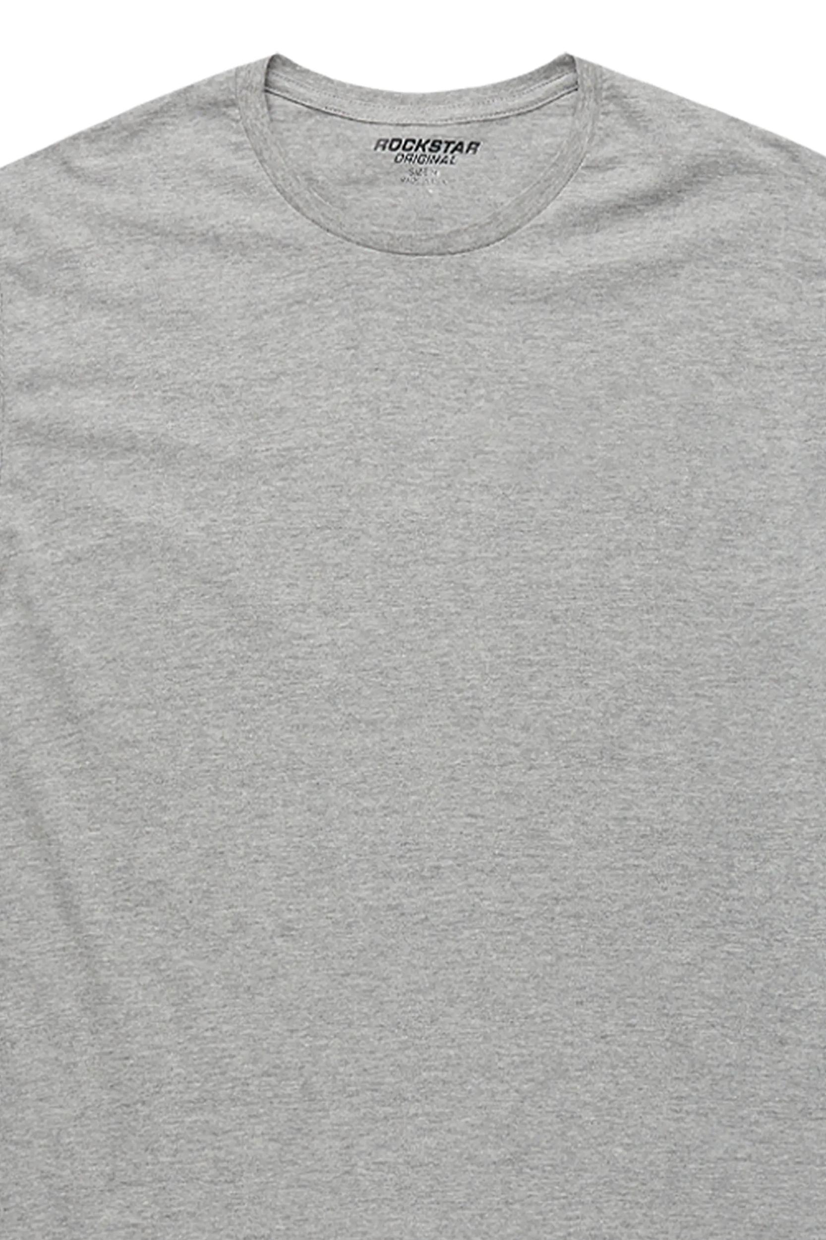 Womens Heather Grey Basic Tee Female Product Image
