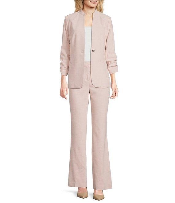 Calvin Klein Solid Knit Square Neck Short Sleeve Top Product Image