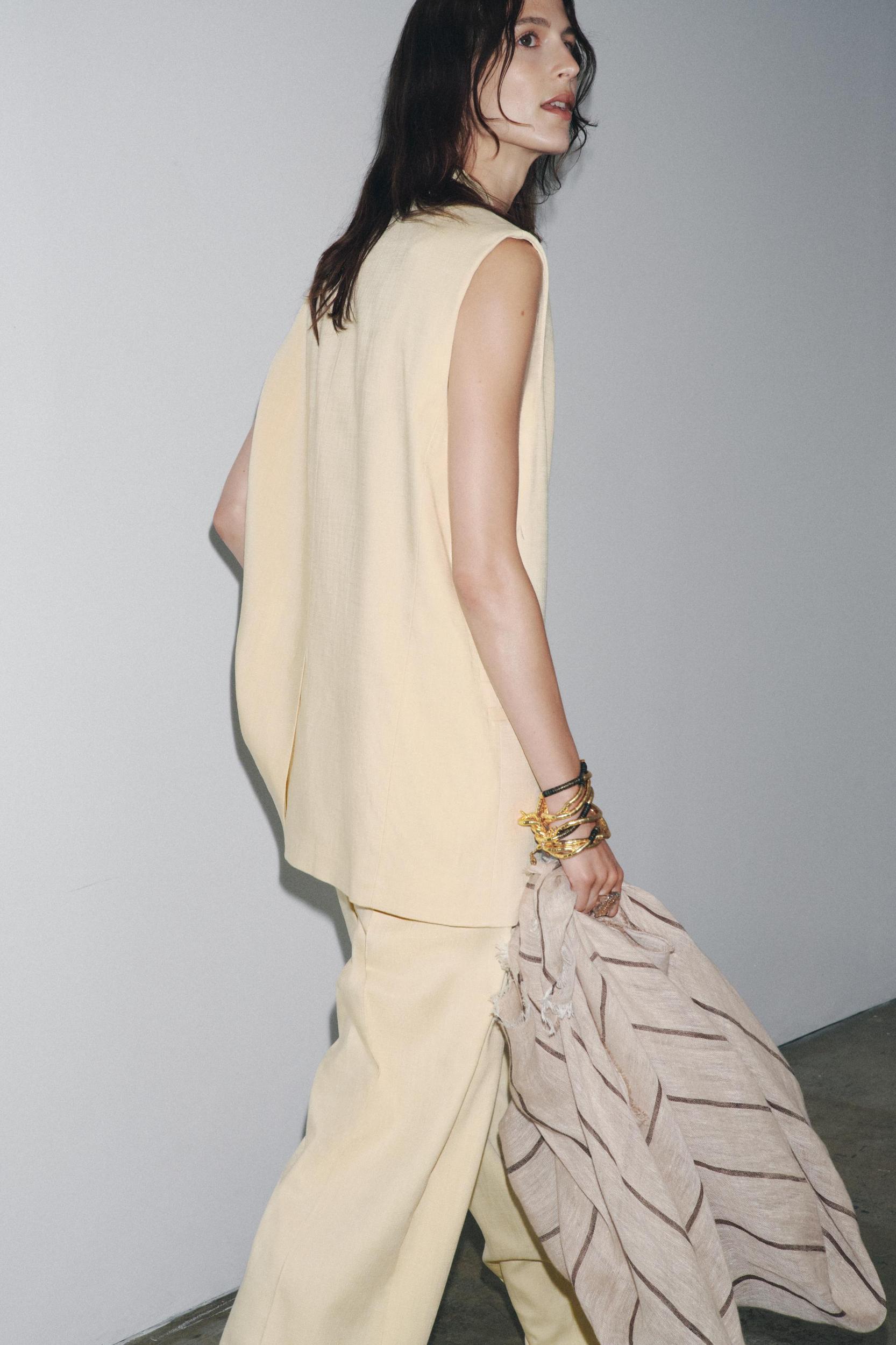 ZW COLLECTION WIDE LEG PLEATED PANTS Product Image