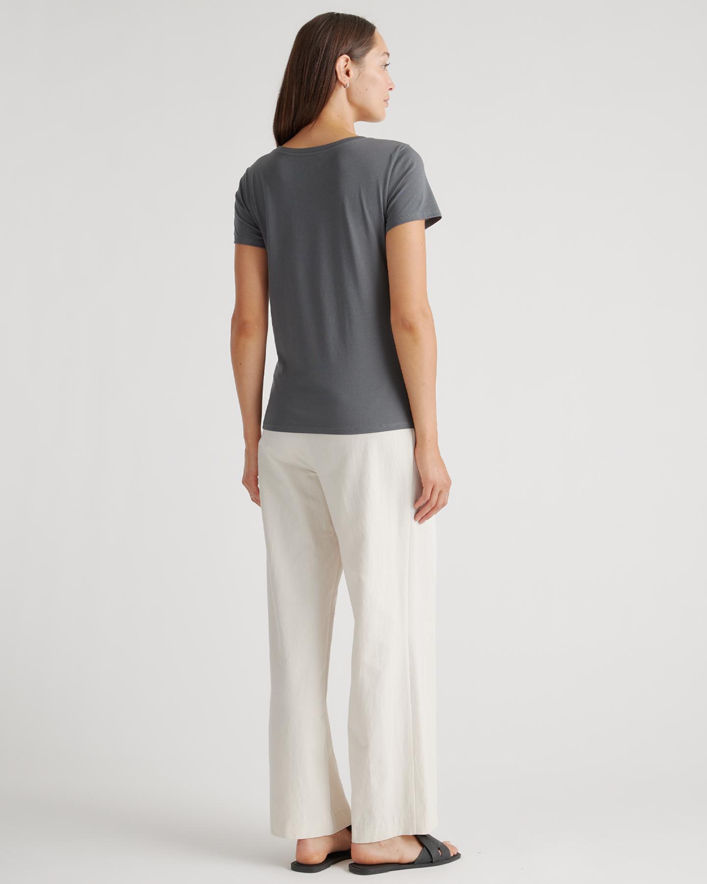 Quince | Women's Cotton Modal Scoop Neck T-Shirt Cotton/Modal Product Image