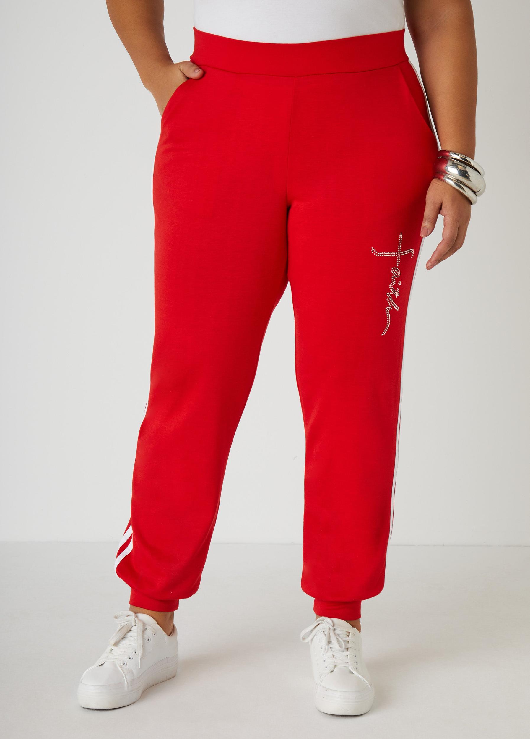 Faith Crystal Joggers Product Image