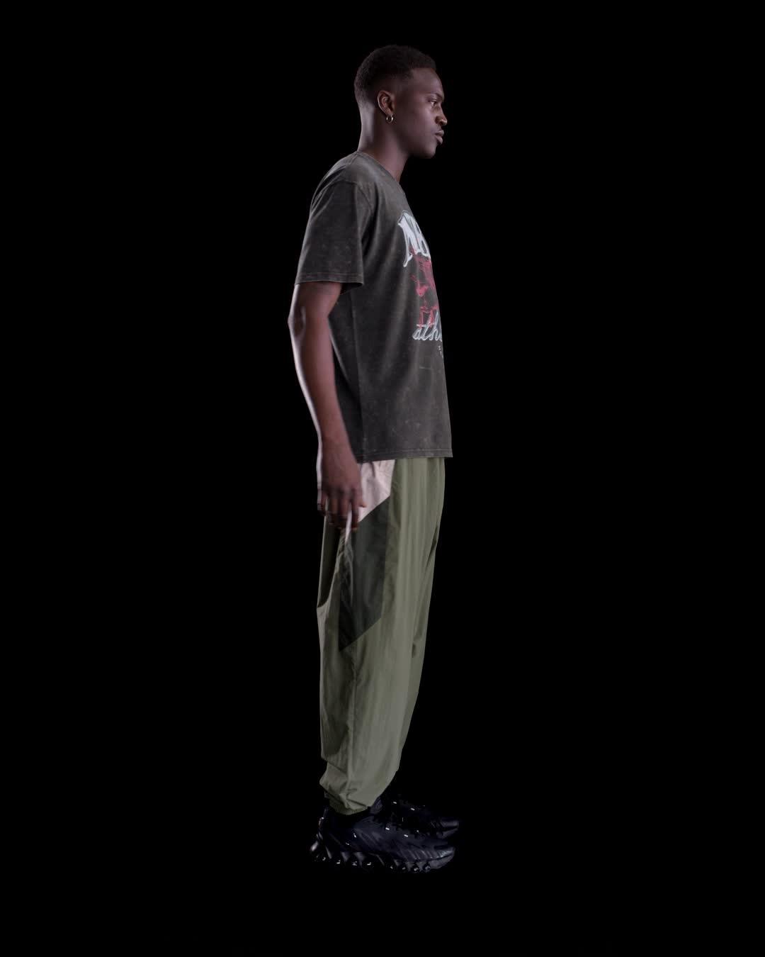 Nike Mens Nike M90 BB OC 3 T-Shirt - Mens Anthracite/Multi Product Image