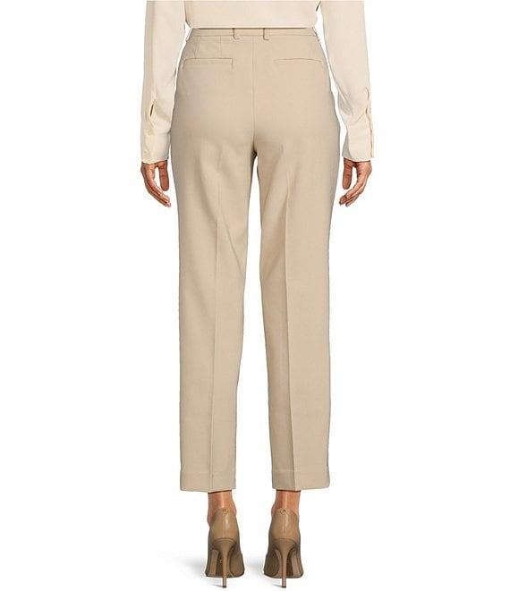 Anne Klein Anne Stretch Side Pocket Coordinating Straight Leg Ankle Length Pants Product Image
