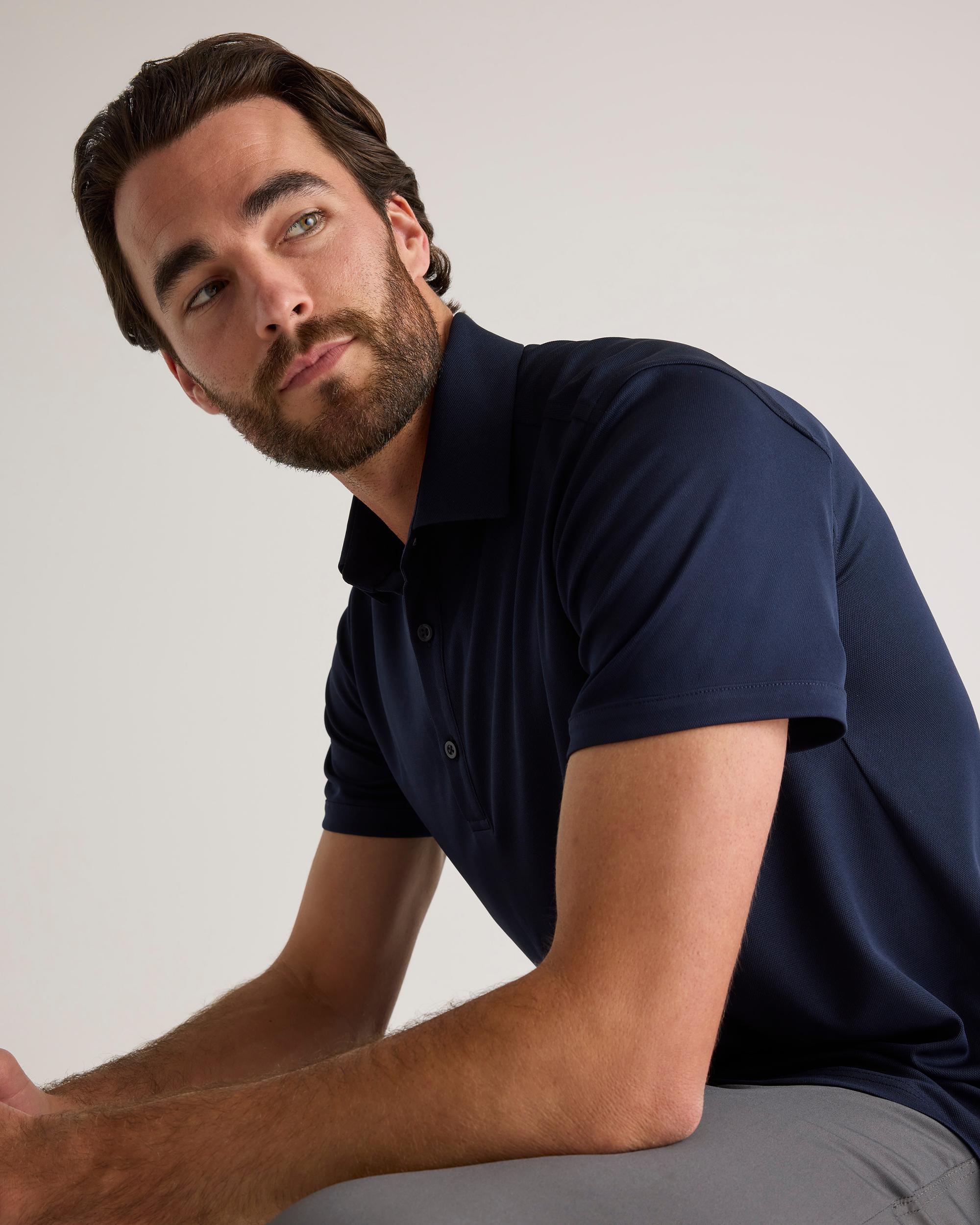 Quince | Men's Commuter Stretch Pique Polo 100% Polyester Product Image