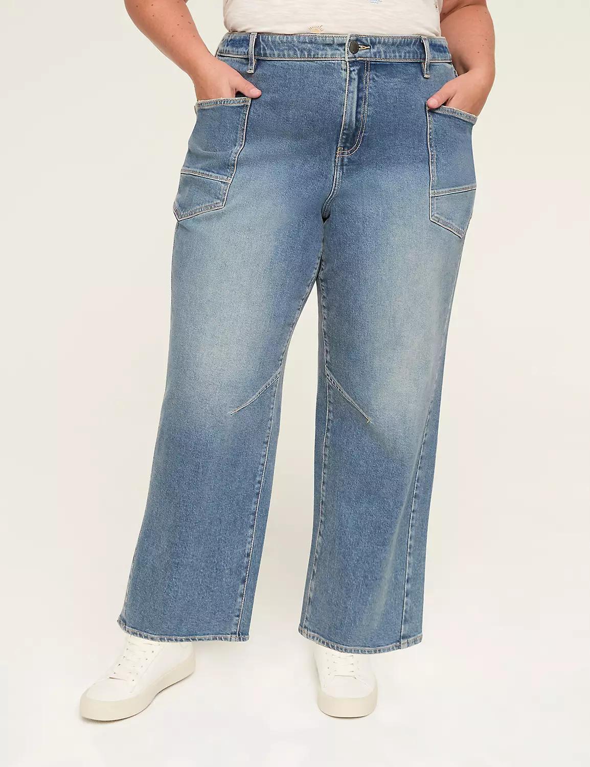 Relaxed Straight Fit Ankle Jean Product Image