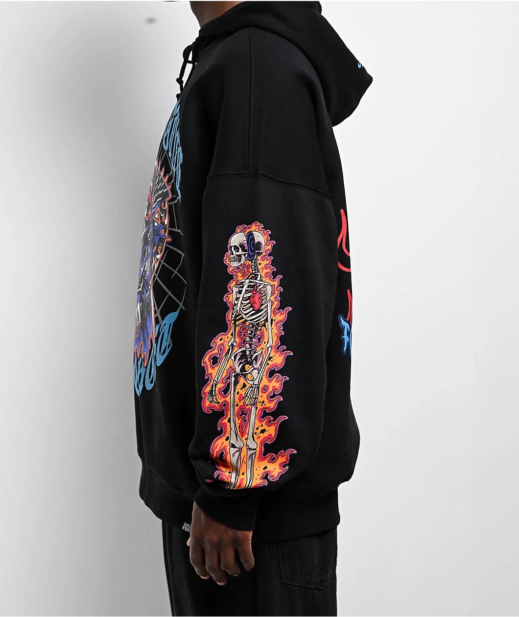 Broken Promises Unforgiven Black Hoodie Product Image