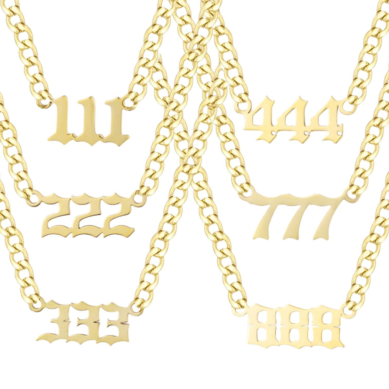 Angel Number Necklace Product Image