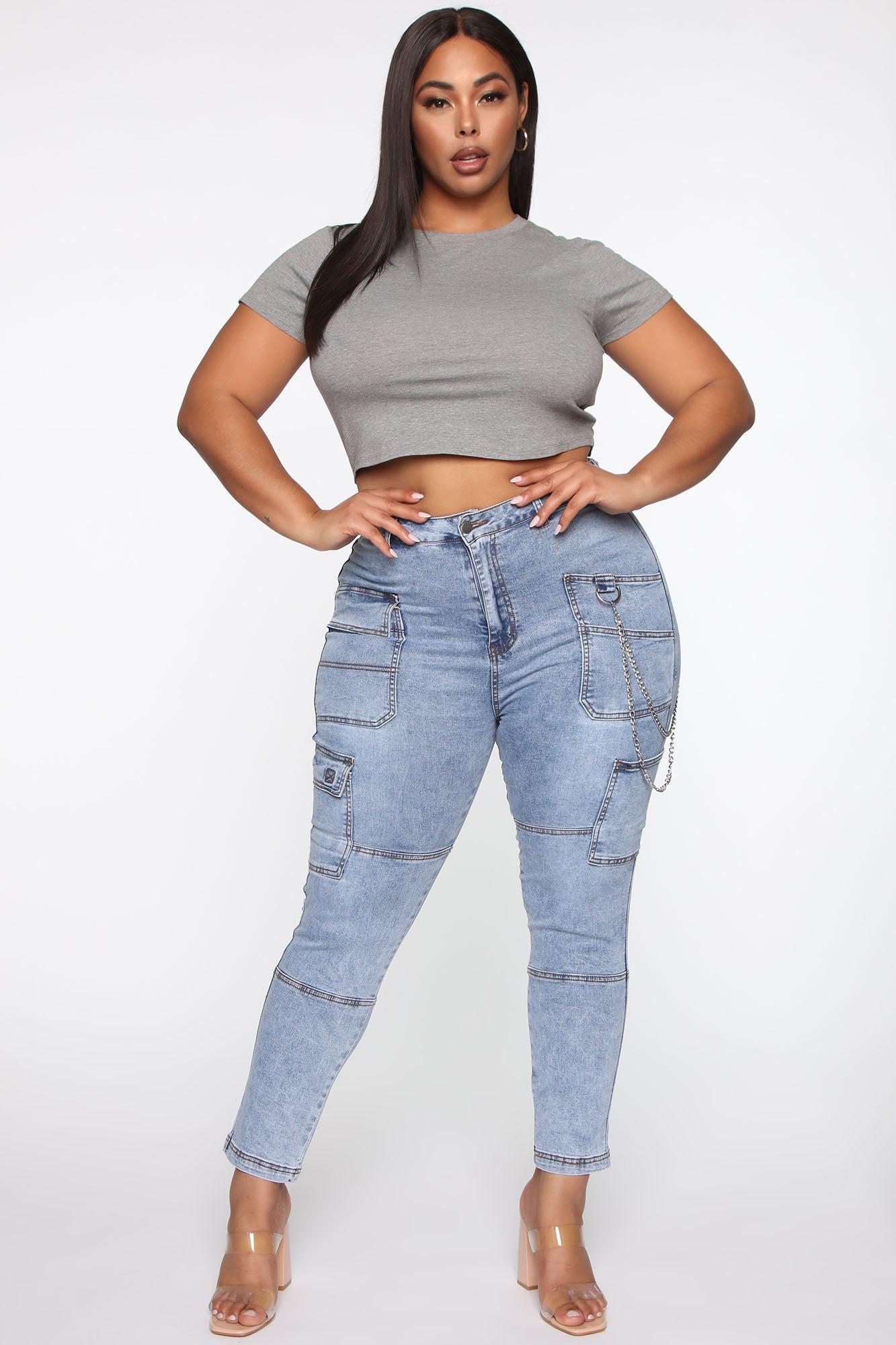 Robin Crop Top - Heather Grey Product Image
