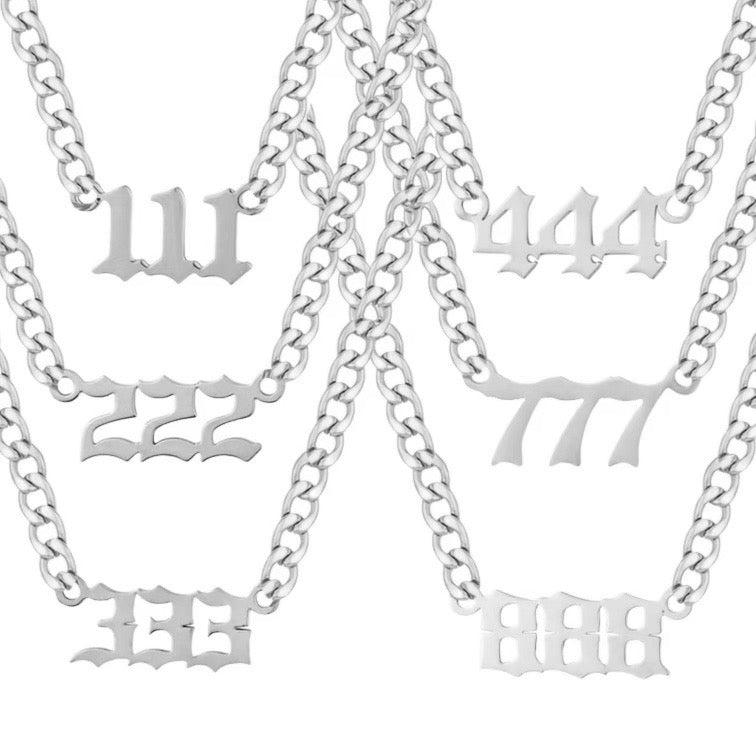 Angel Number Necklace Product Image