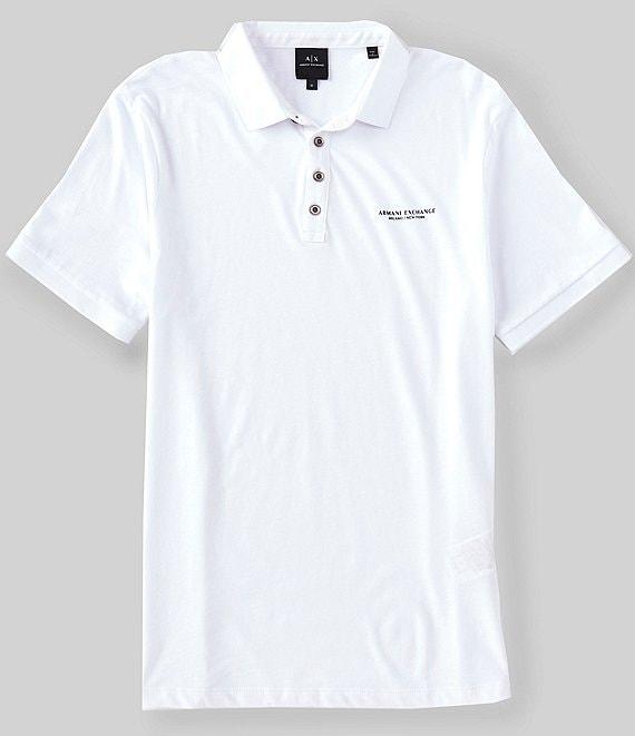 Armani Exchange Core Milan Short Sleeve Polo Shirt Product Image