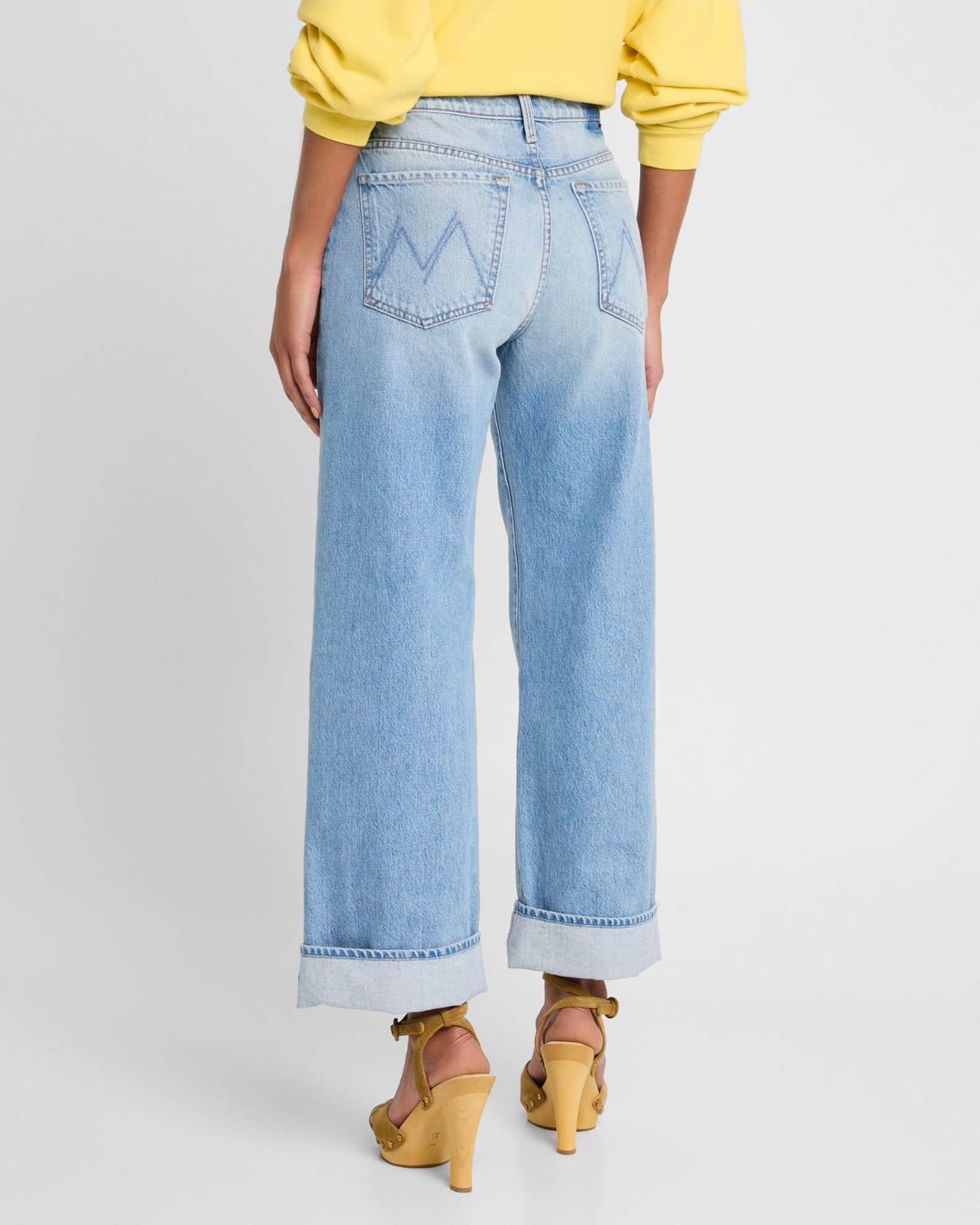 Lil' Dodger Button Hover Cuff Jeans Product Image