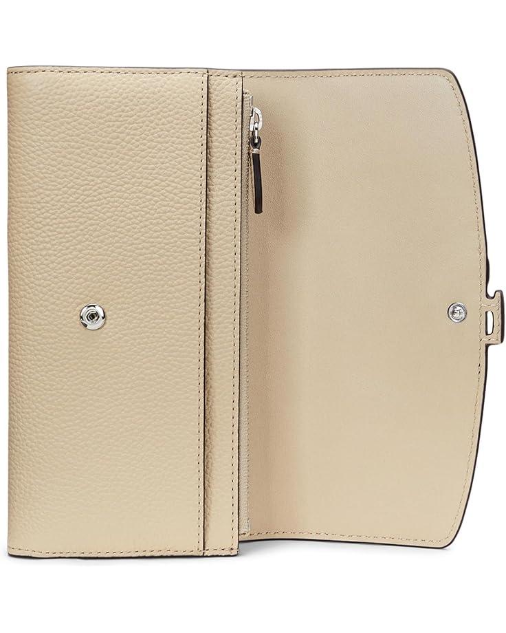 Crosshatch Leather Zip Card Case Product Image