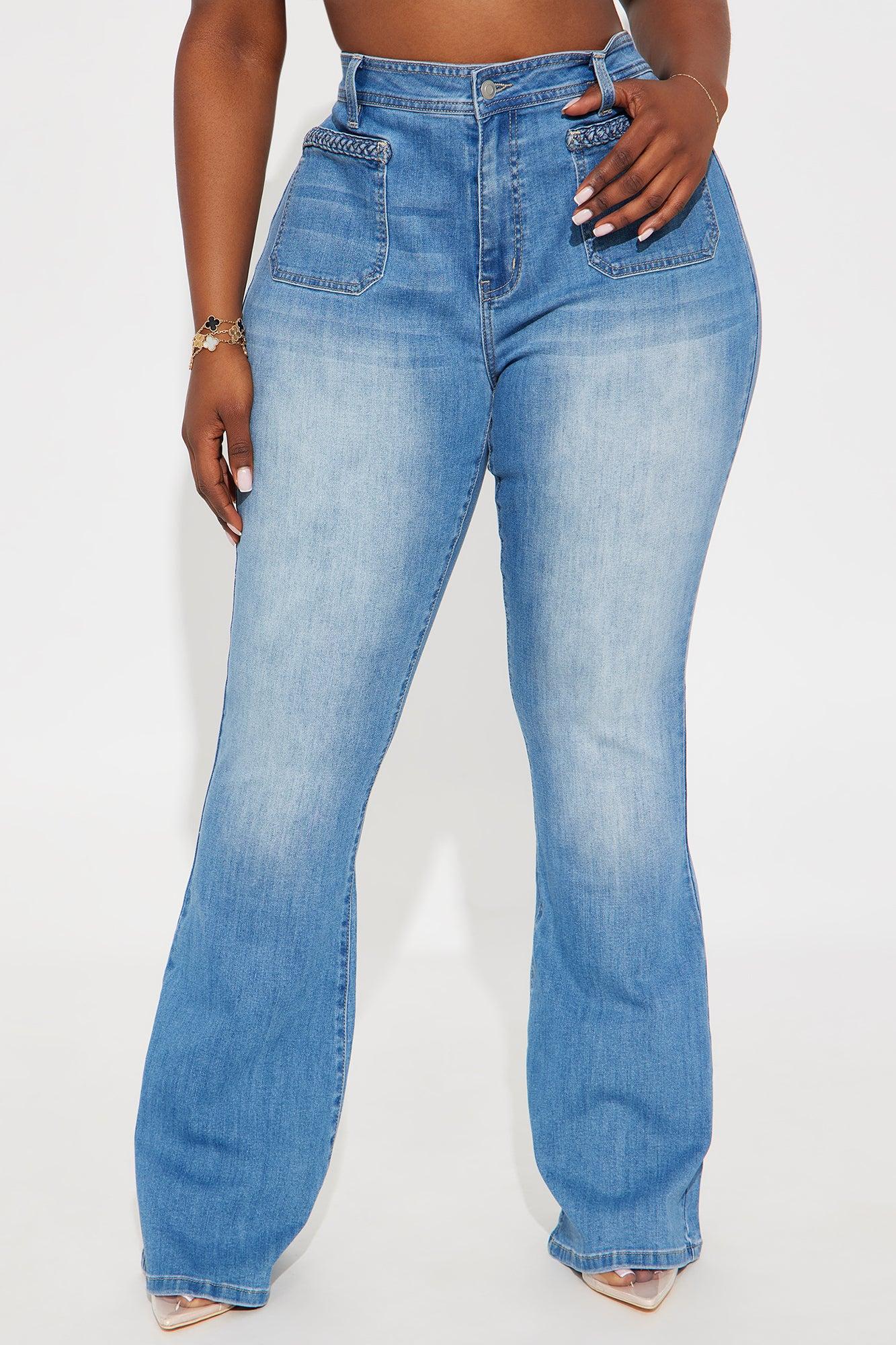 Je T'aime Denim Flare Jeans - Medium Wash Female Product Image
