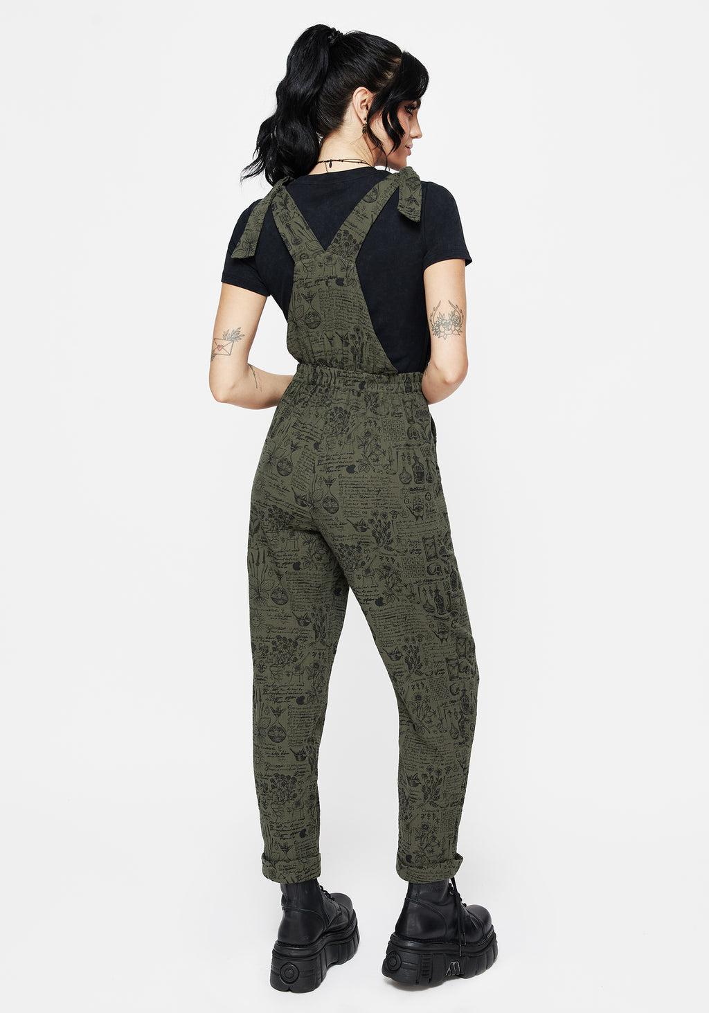 Taddea Cotton Relaxed Tie Detail Jumpsuit Product Image