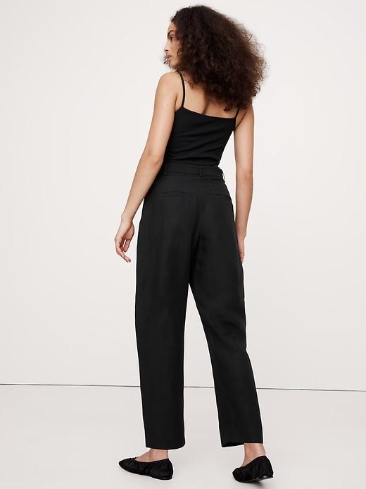 High-Rise Barrel Tencel™-Linen Pant Product Image