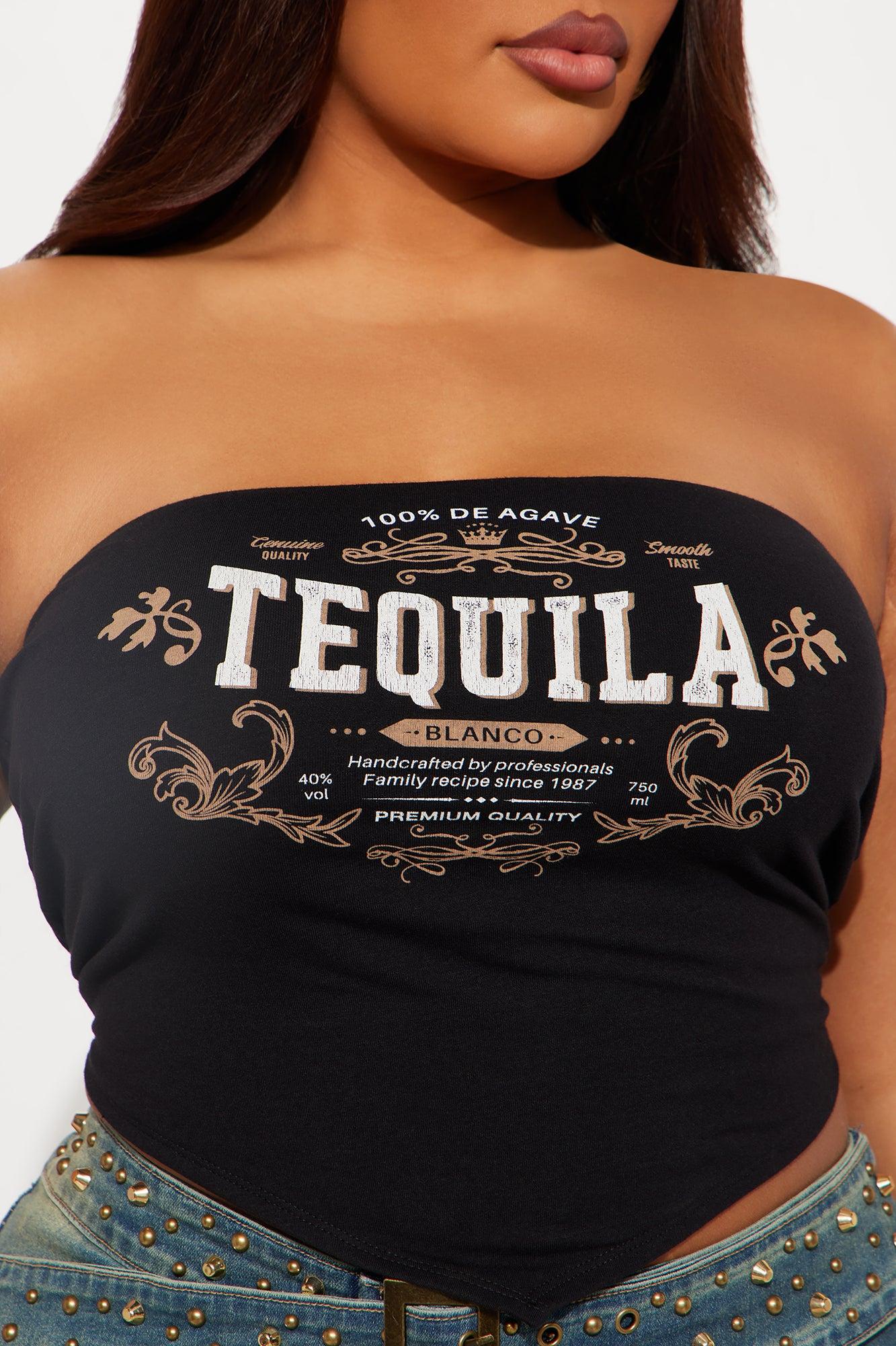 Tequila Mami Tube Top - Black Female Product Image