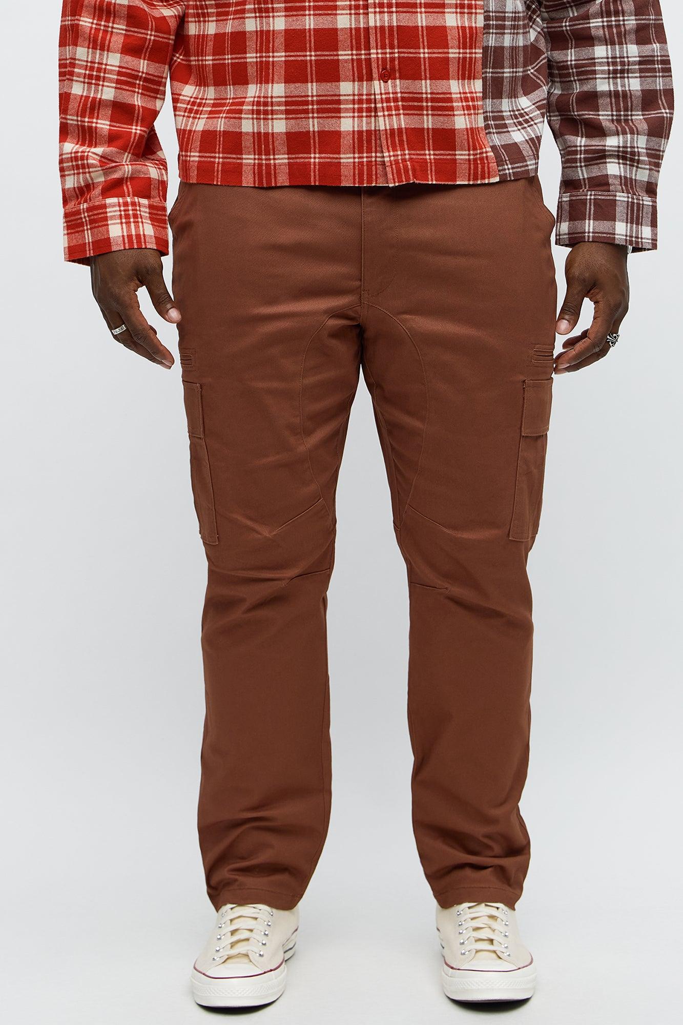 Skinny Striker Cargo Pants - Brown Male Product Image