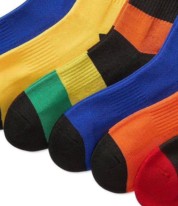Polo Ralph Lauren Rainbow Polo Crew Socks 6-Pack Product Image