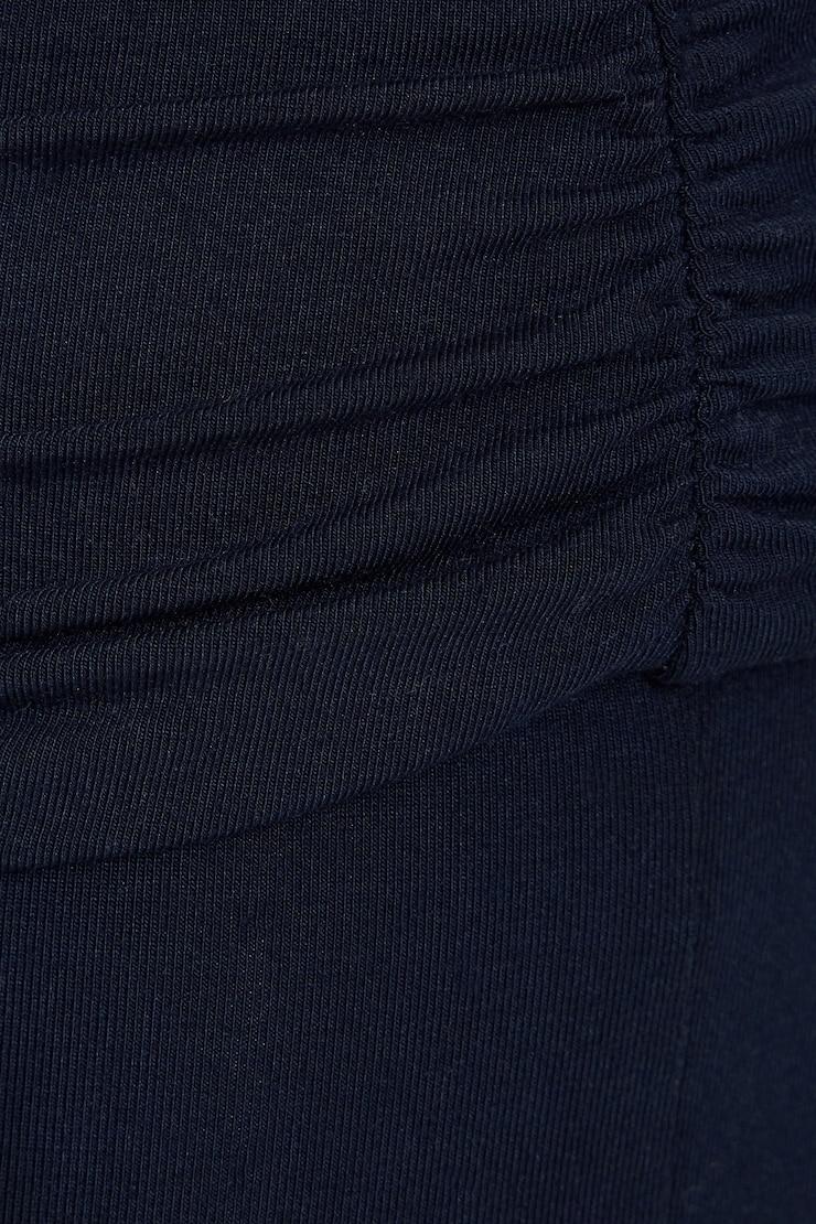 Fold Over Flare Knit Pants Product Image