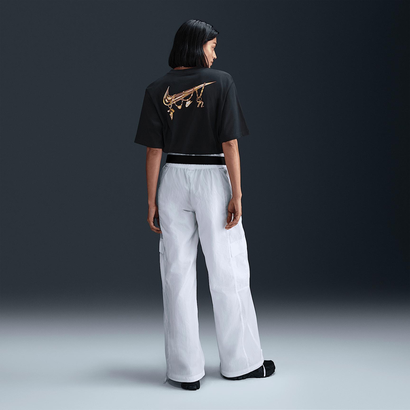 Womens Nike Sportswear Loose Short-Sleeve Graphic T-Shirt | IF1180-010 Product Image