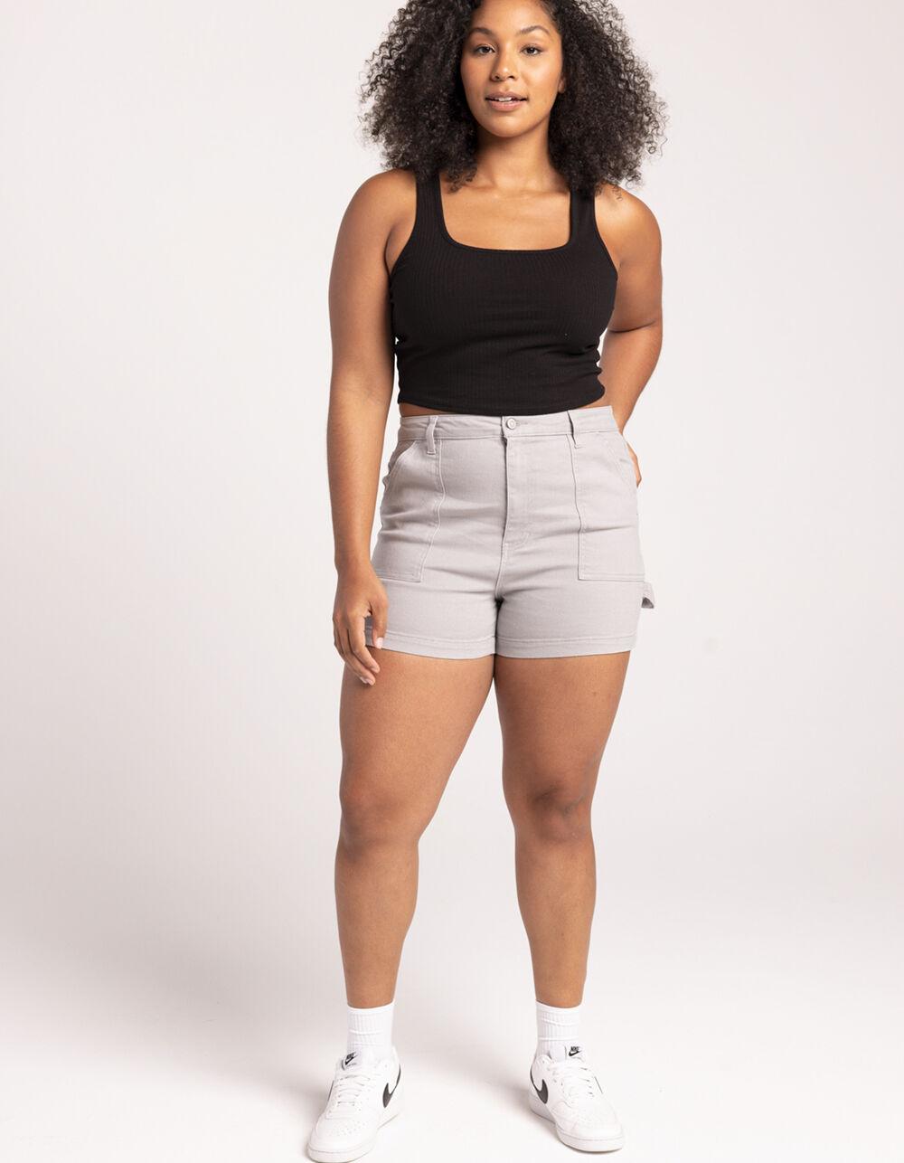 FULL TILT Square Neck Womens Tank - BLACK Product Image