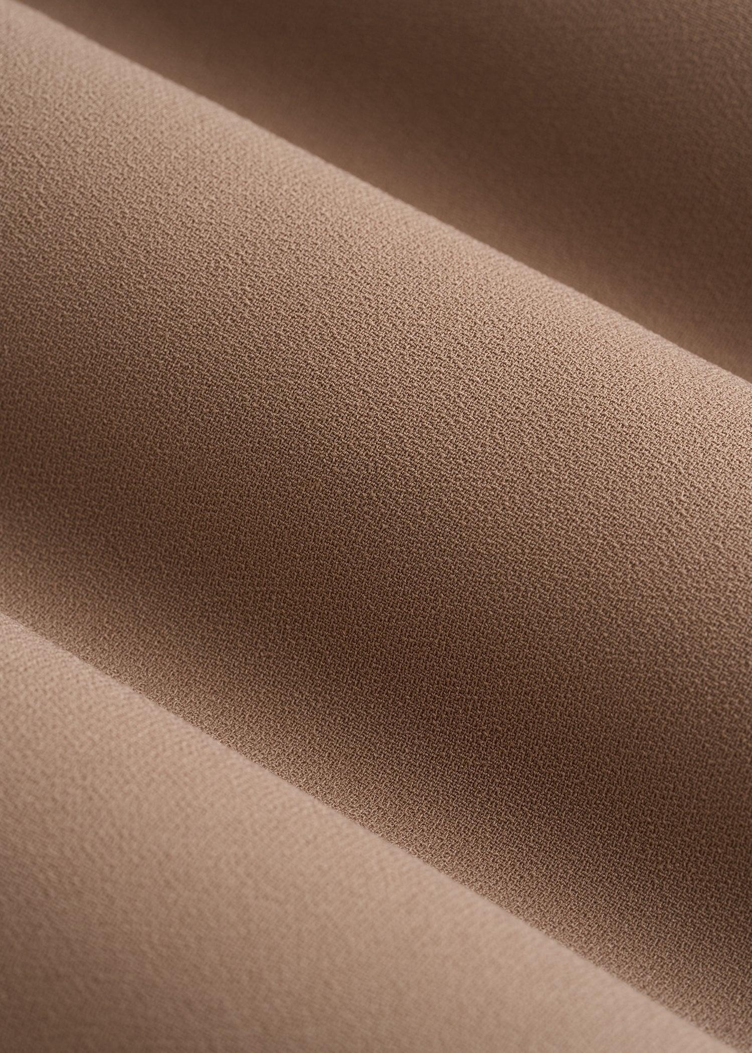 Pull-On Crepe Ultra Wide Pants for Tall Women in Dark Sand Product Image