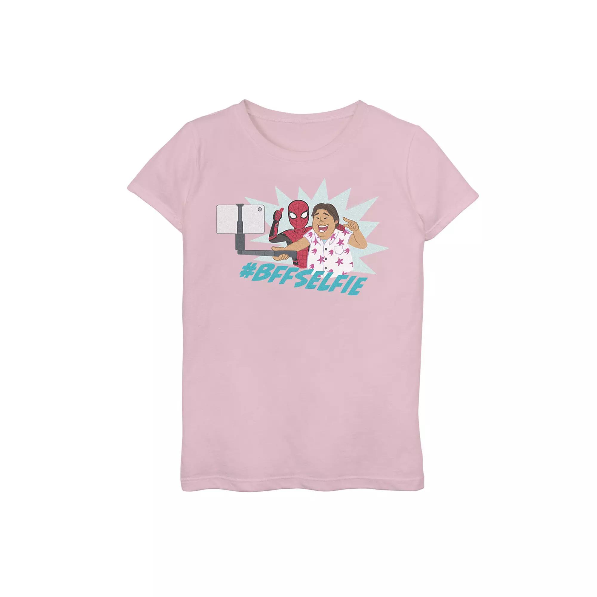 Girls 7-16 Marvel Spider-Man Far From Home #BFF Selfie Graphic Tee, Girl's,  Product Image