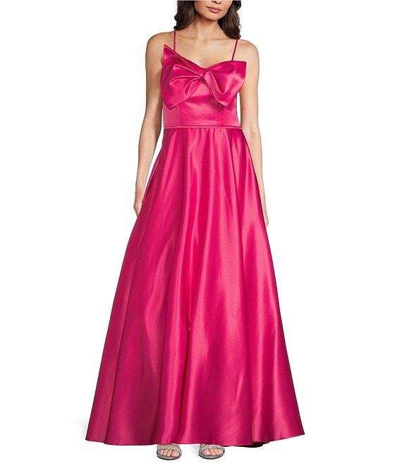 Mac Duggal Bow Front Strapless Ball Gown Product Image