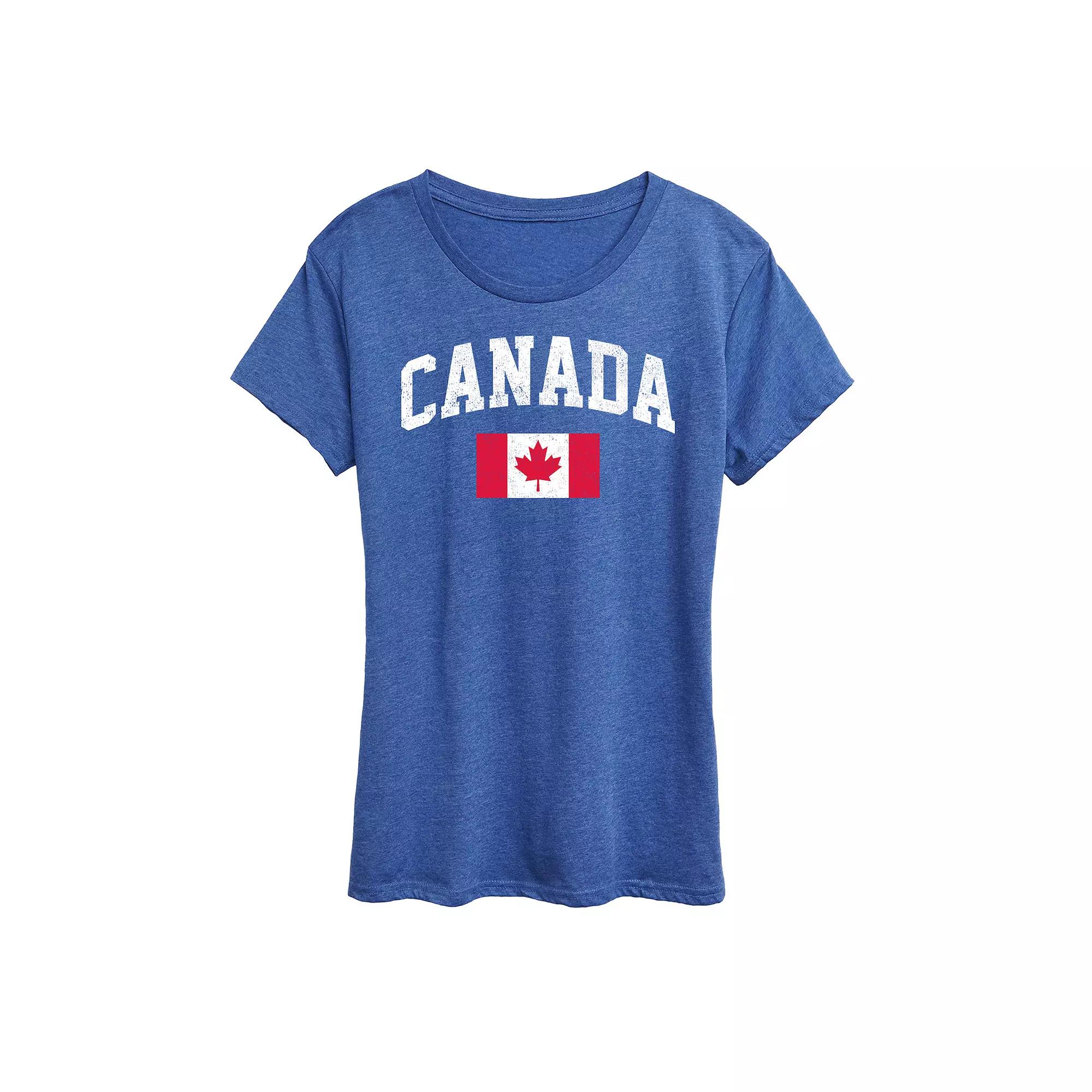 Women's Canada Flag Graphic Tee,  Product Image