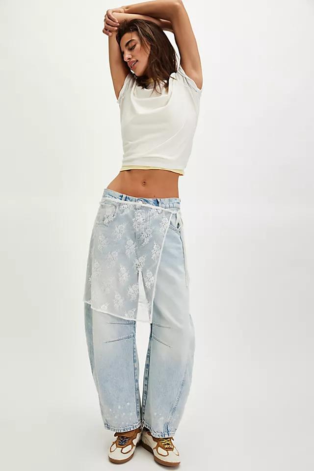 We The Free Good Luck Mid-Rise Barrel Jeans Product Image