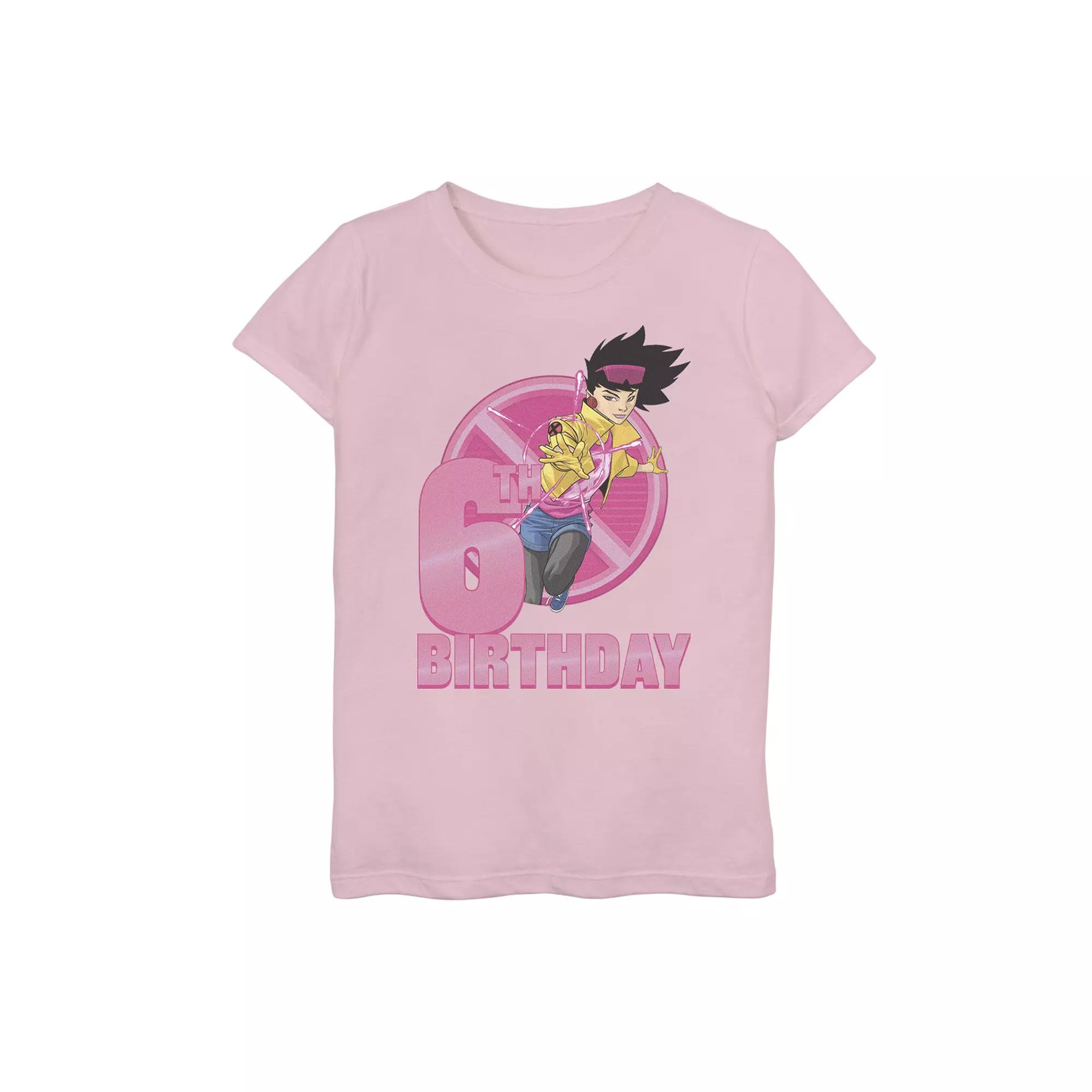 Girls 7-16 Marvel X-Men Jubilee 6th Birthday Badge Graphic Tee, Girl's,  Product Image