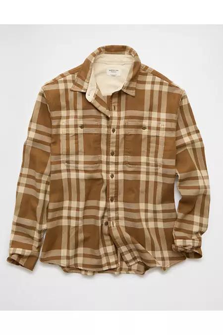 AE Textured Flannel Shirt Men's Product Image