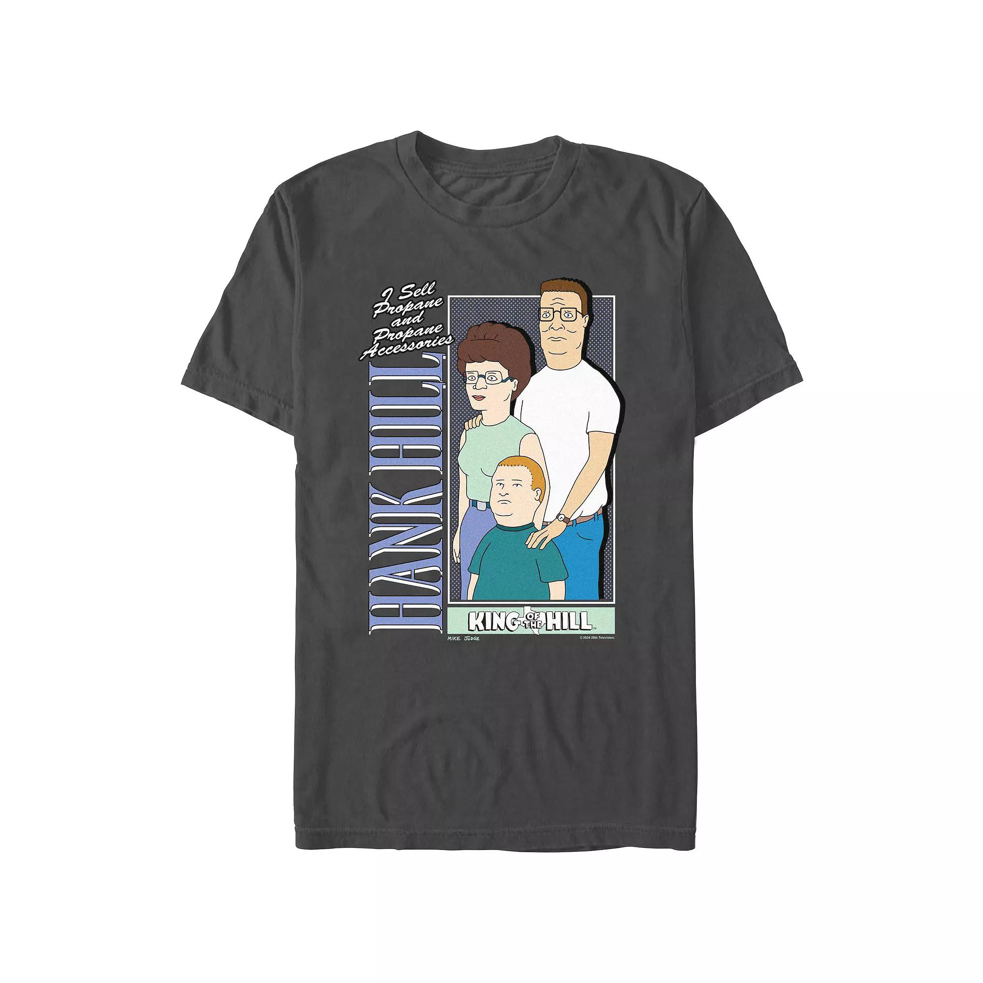 Men's King Of The Hill Hank Hill Family Graphic Tee,  Product Image