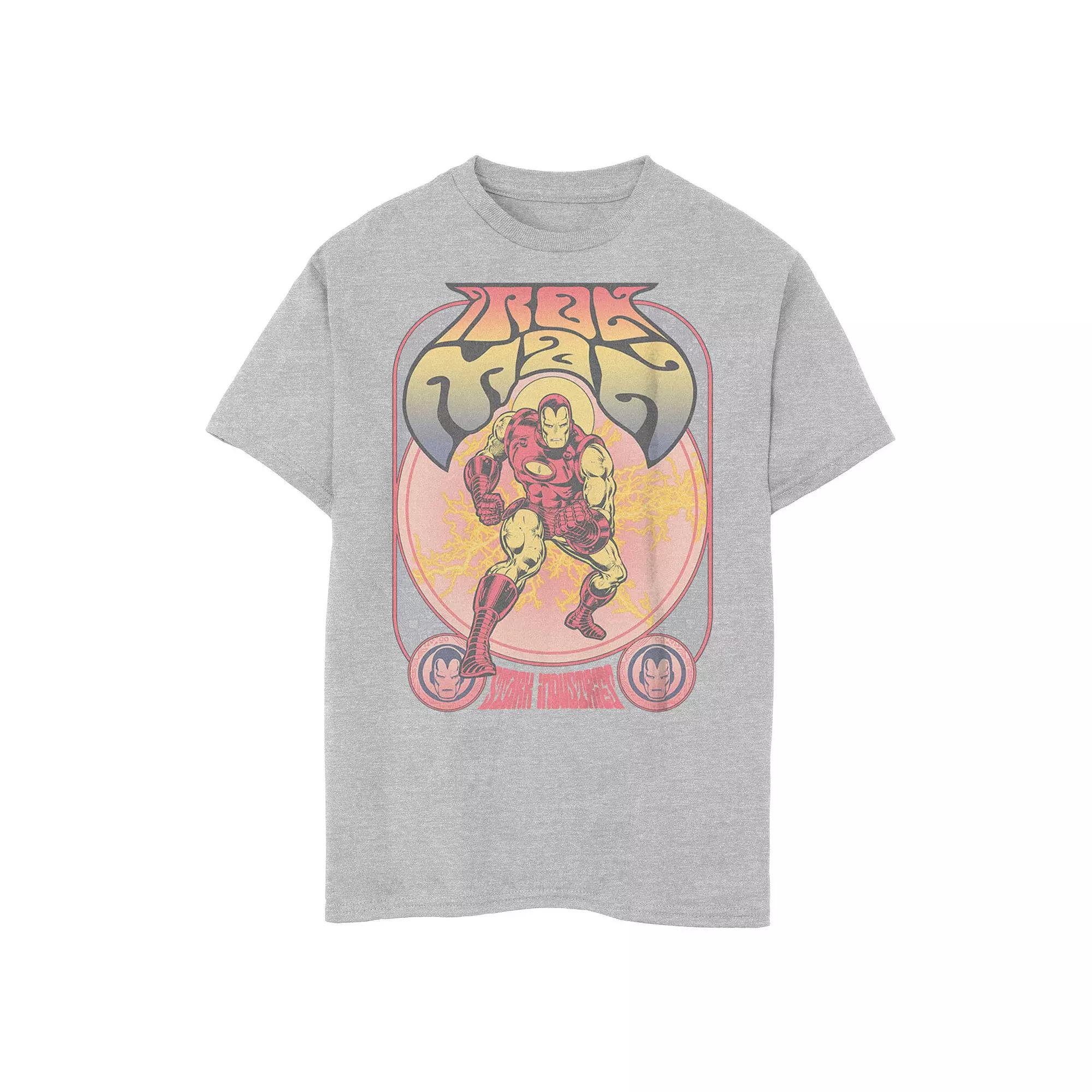 Boys 8-20 Marvel Comics Retro Iron Man Stark Industries Graphic Tee, Boy's,  Product Image