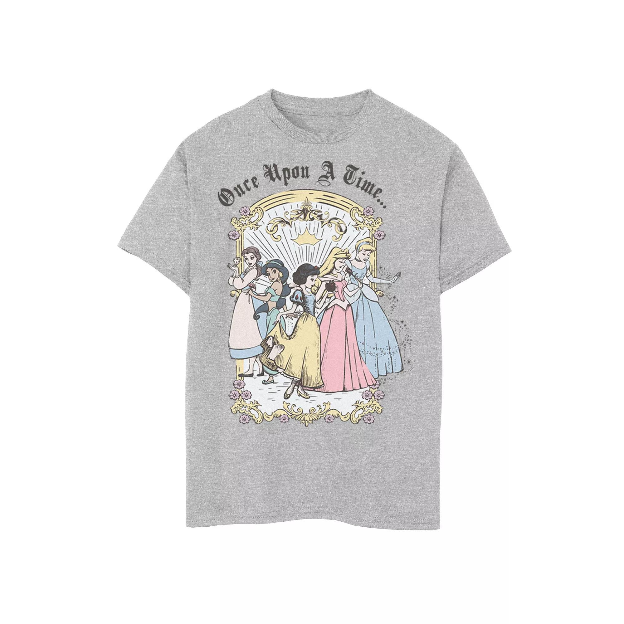 Men's Disney Princess Once Upon A Time Vintage Cartoon Tee,  Product Image