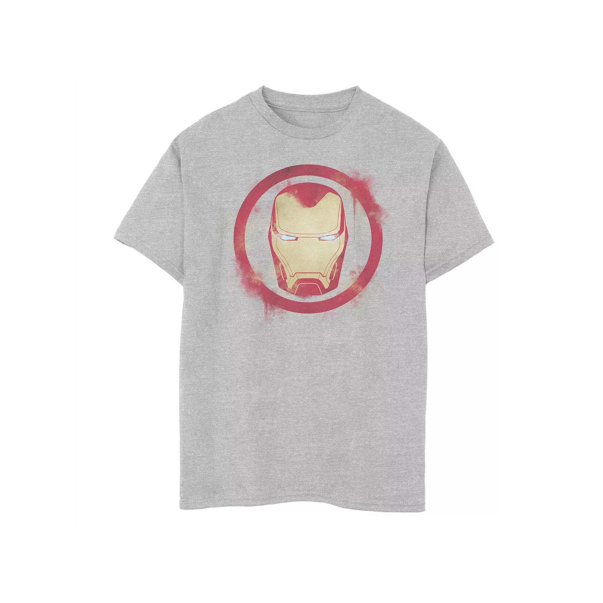 Girls 7-16 Marvel Avengers Endgame Iron Man Spray Painted Logo Tee, Girl's,  Product Image