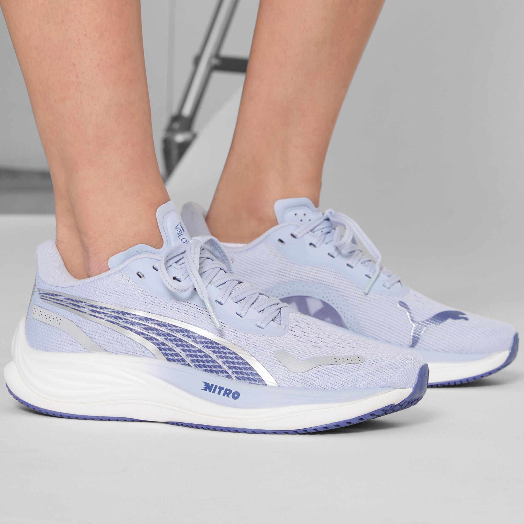 PUMA Velocity NITROâ¢ 3 Women's Running Shoes in Cool Weather/Blue Crystal Product Image