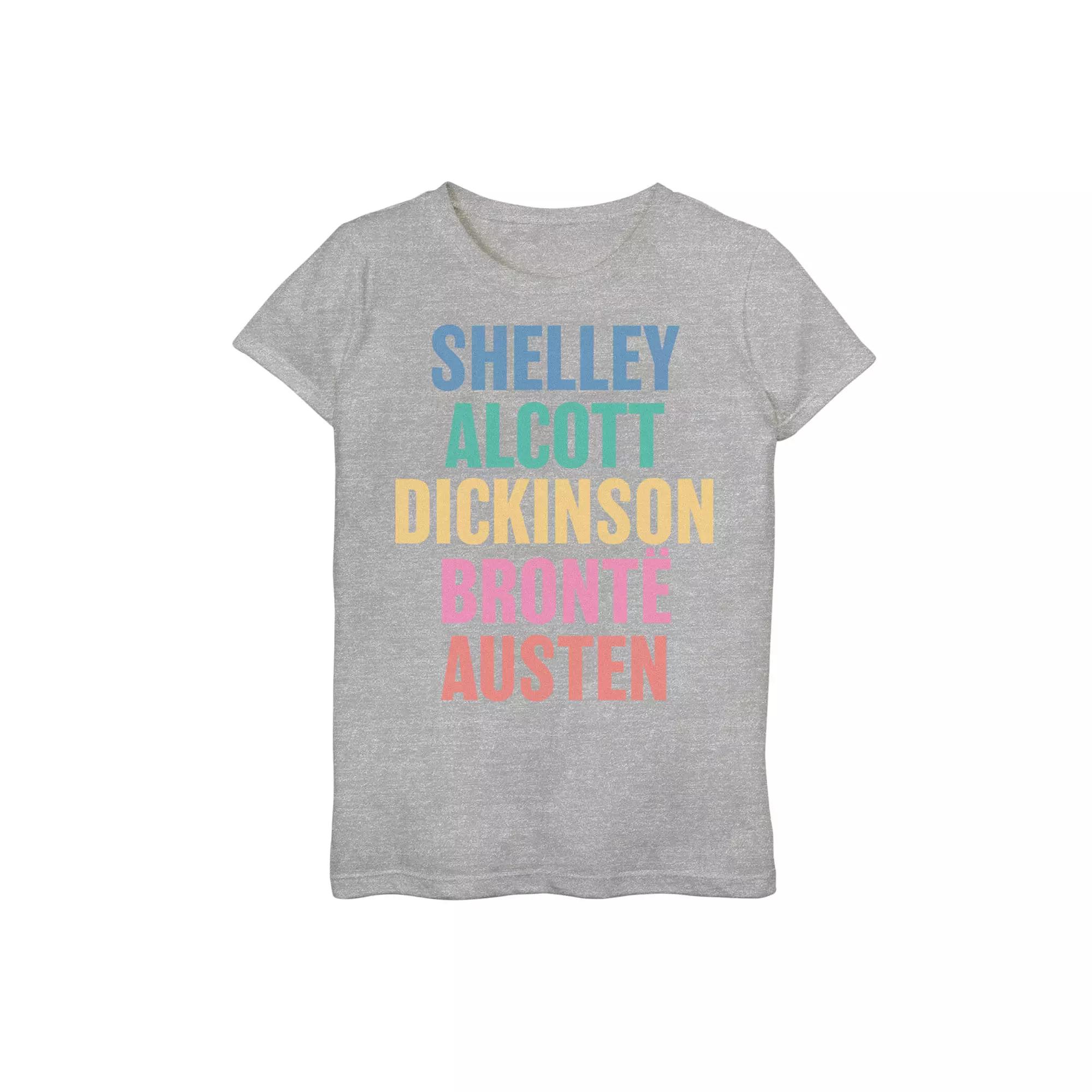 Girls 7-16 Female Authors Text Tee, Girl's,  Product Image